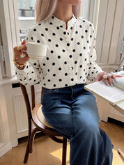 Women's polka dot shirt