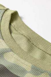 Women's camouflage top, long sleeve