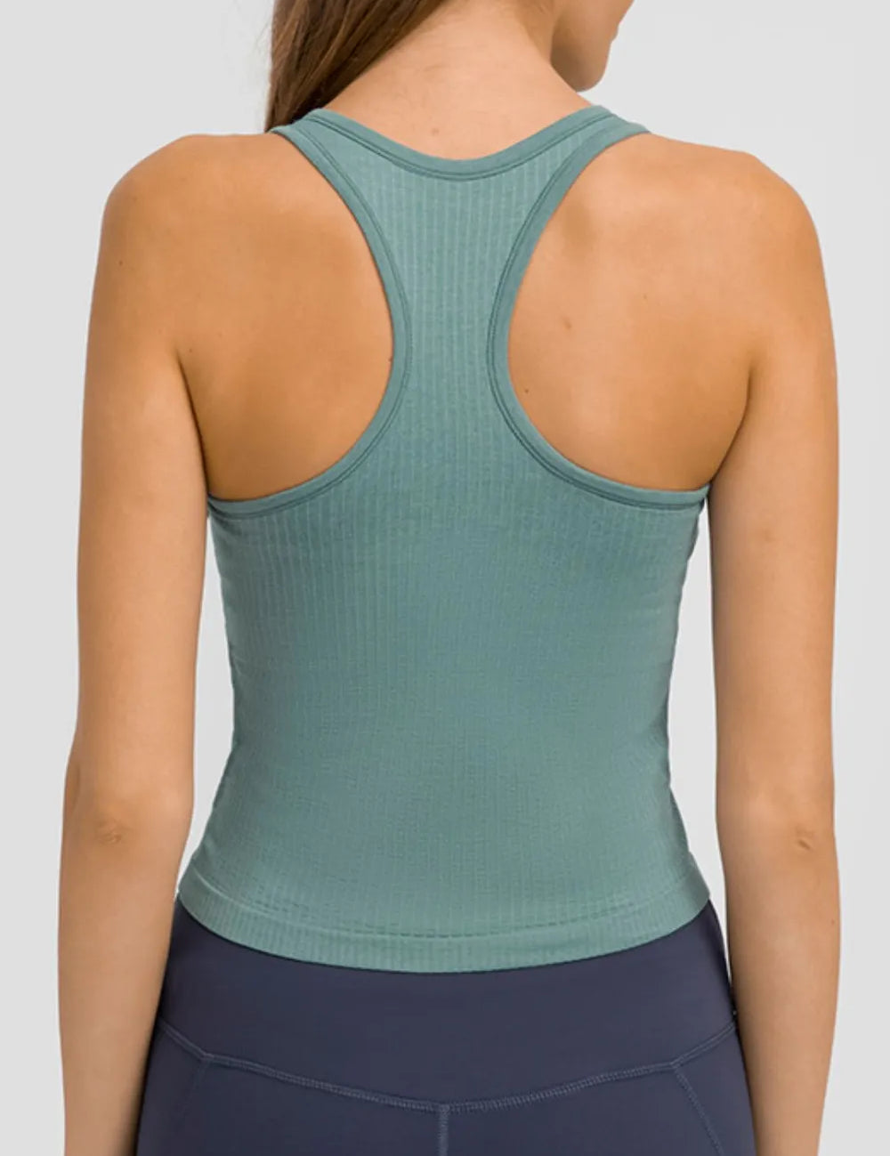 Women's tank top, round neck