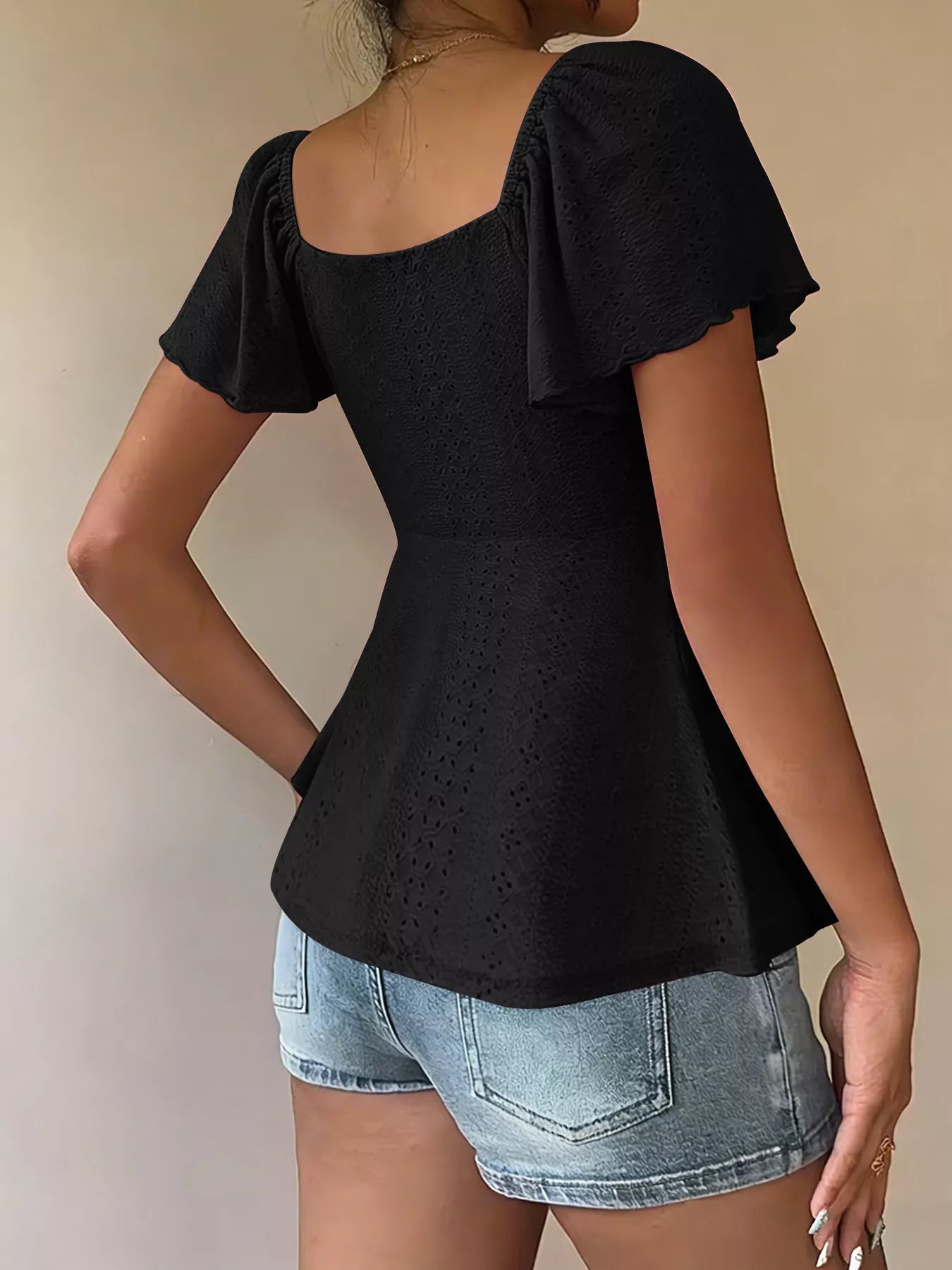 Sweetheart Neckline Top – Wine Red Colorway – Chaotic Fashion