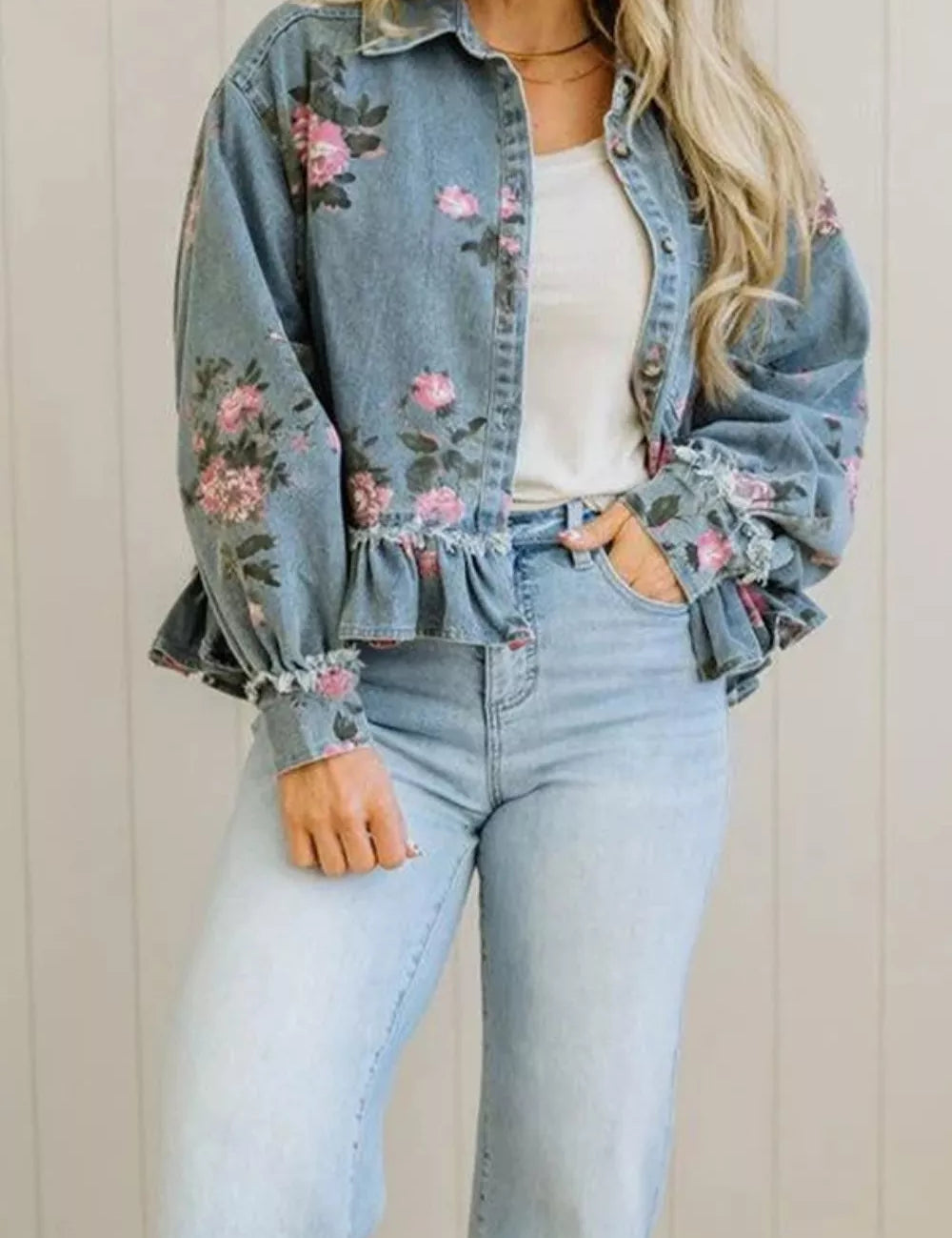 Women's floral jacket