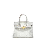 Crocodile Embossed Leather Inspired Trendy Platinum Bag