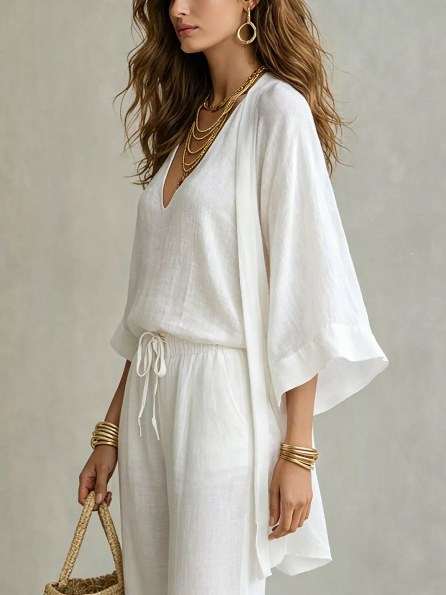 Women's cardigan, v-neck