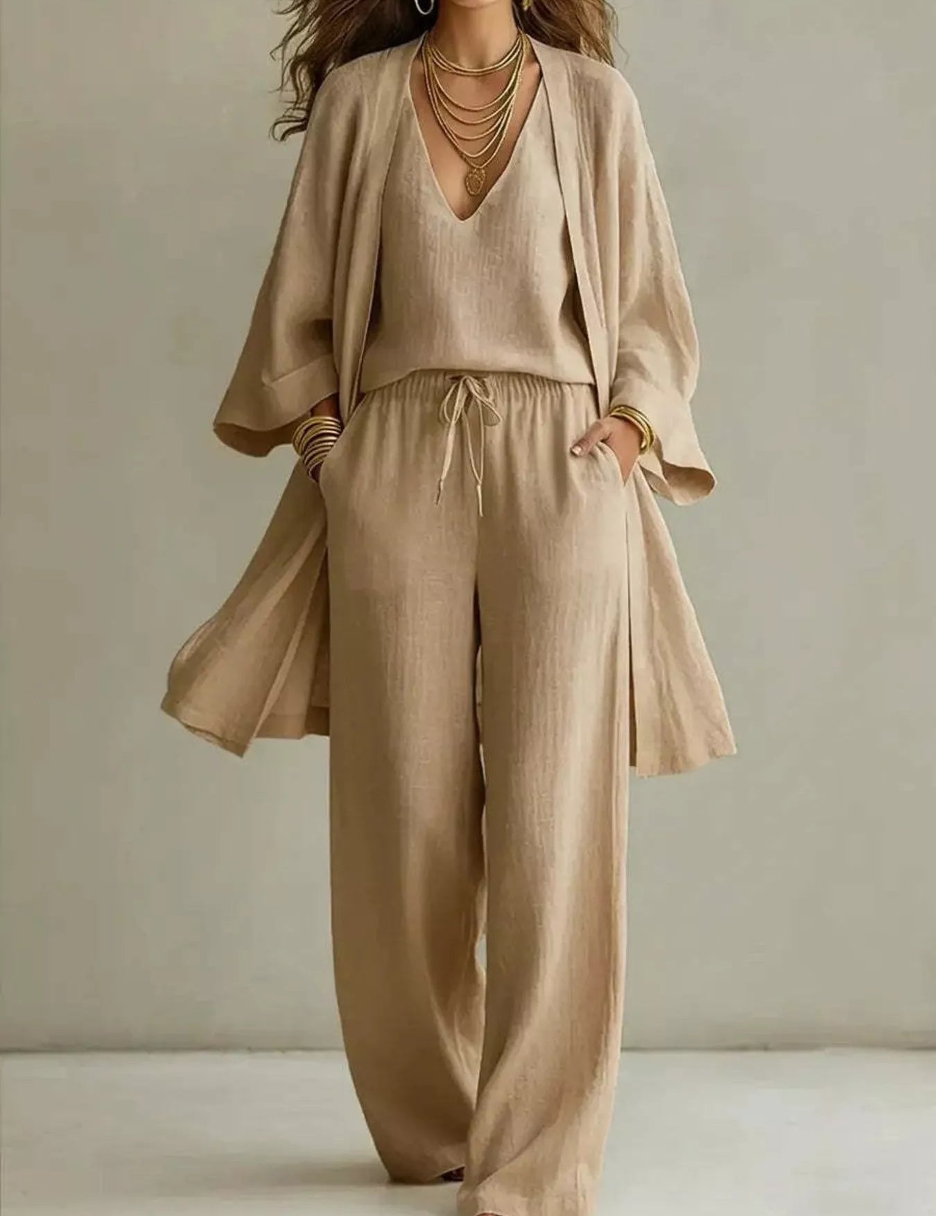 Women's cardigan, v-neck