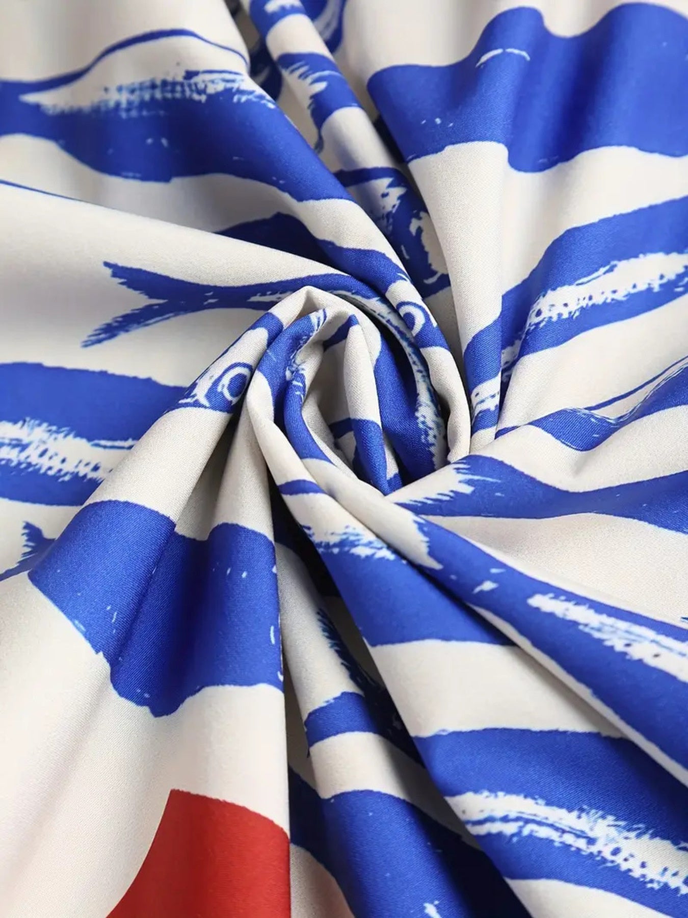 Smocked Midi Dress – Royal Blue Summer Style – Chaotic Fashion