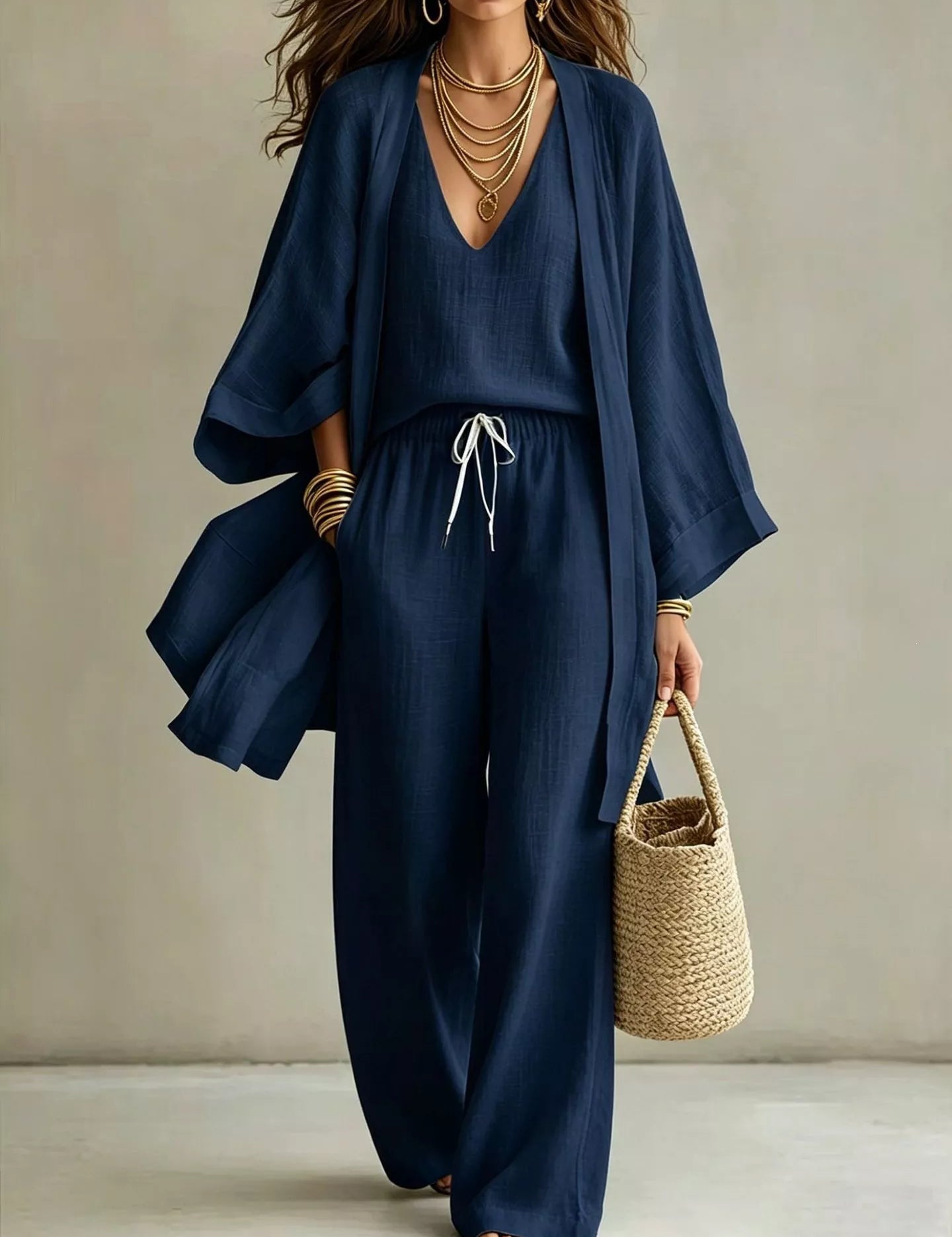 Women's cardigan, v-neck