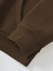 Relaxed Dropped Shoulder Hoodie – Tan Comfort Fit – Chaotic Fashion