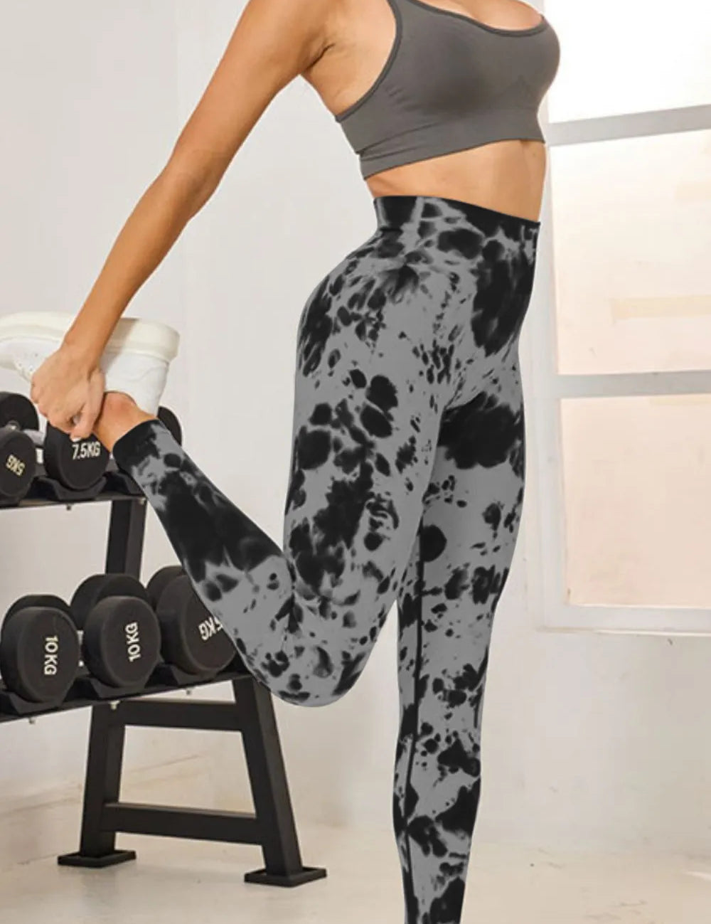 Women's tie-dye leggings