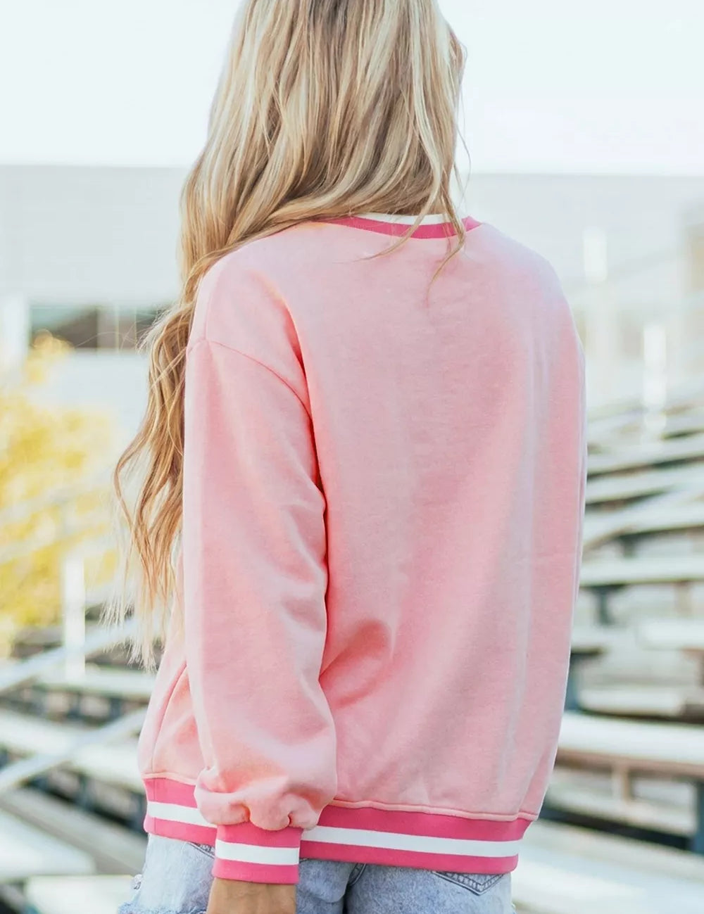 Women's sweatshirt, round neck
