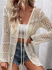 Women's crochet cardigan