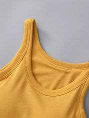 Shelf Bra Tank Top – Everyday Fit in Dark Blue – Chaotic Fashion