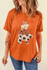 Short Sleeve Graphic T-Shirt – Fun Animal Motif – Chaotic Fashion