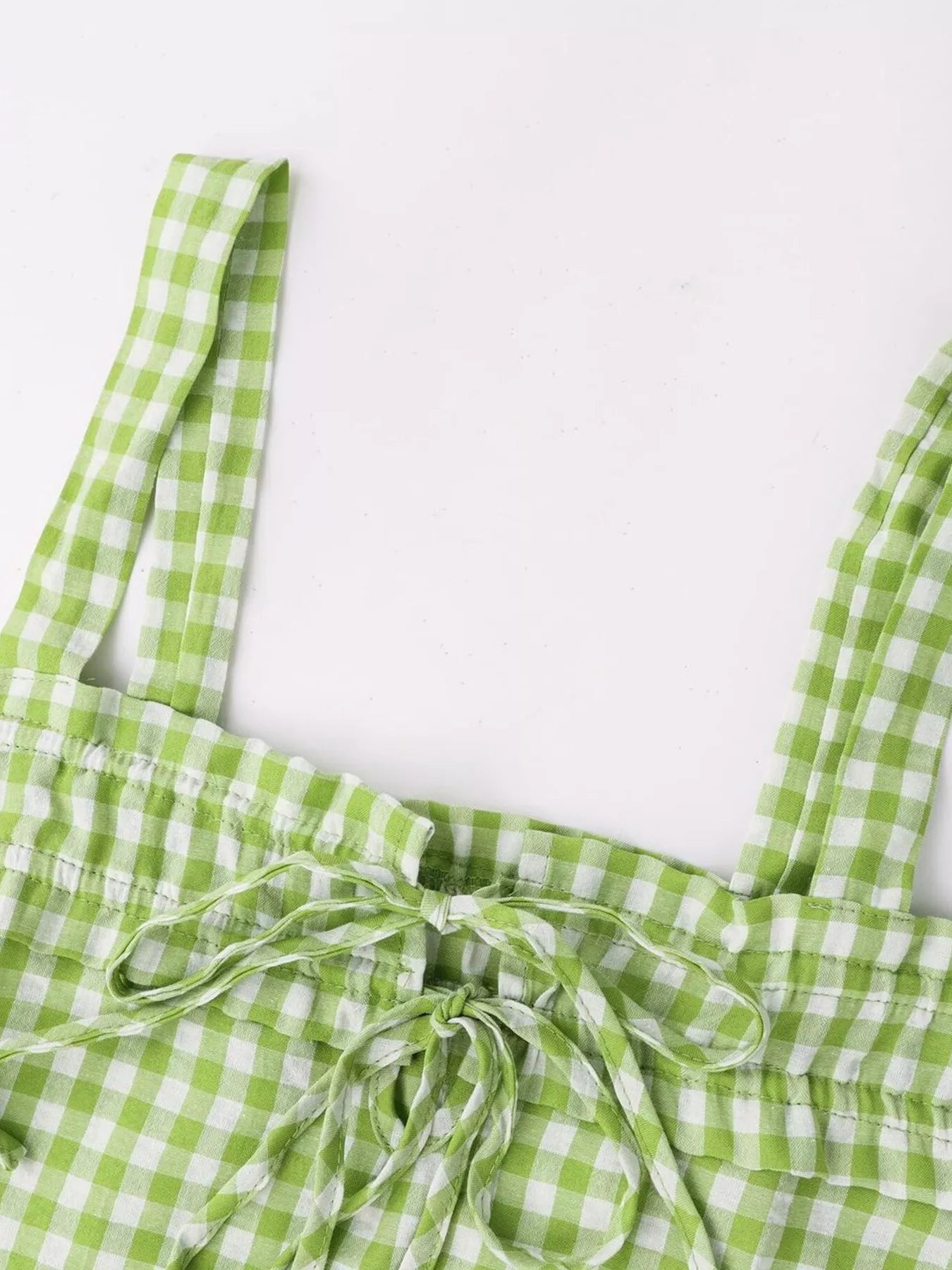 Gingham Crop Top for Women – Festival-Ready Style – Chaotic Fashion