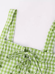Gingham Crop Top for Women – Festival-Ready Style – Chaotic Fashion