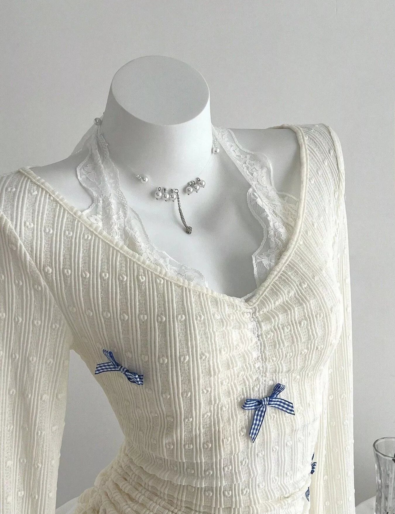 V-Neck Tie Top for Women – Flirty Bow Accent – Chaotic Fashion