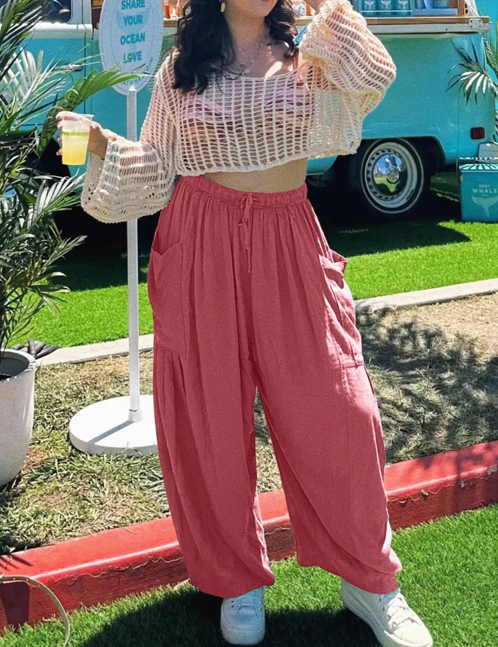 Women's wide leg pants