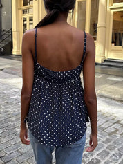 Casual Polka Dot Camisole – Relaxed Swing Cut – Chaotic Fashion