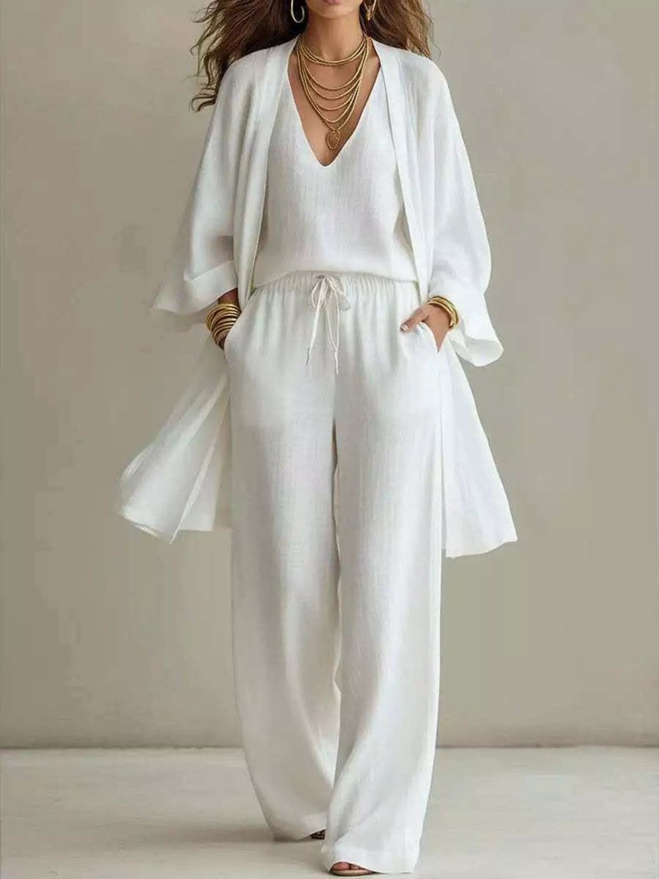 Women's cardigan, v-neck