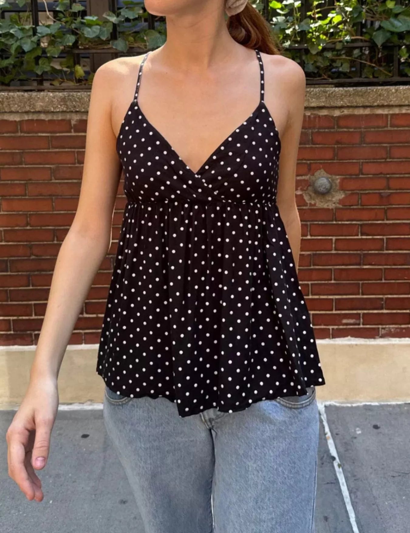 Women's Flowy Cami – Polka Dot Summer Style – Chaotic Fashion