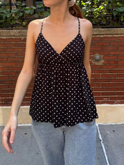 Women's Flowy Cami – Polka Dot Summer Style – Chaotic Fashion