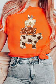 Unique Graphic Top – Soft Stretch Knit – Chaotic Fashion