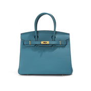 Top Grain Leather Inspired Birk Handbag