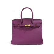 Top Grain Leather X-large Inspired Birk Handbag