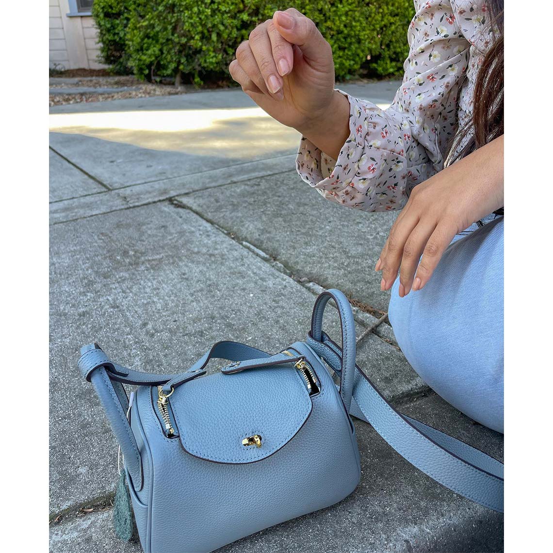 Top Grain Leather Inspired Lindi Bag