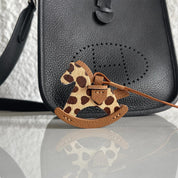 Leather Fur Horse Charm