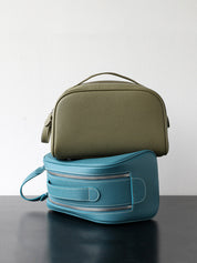Top Grain Leather Luxury Cosmetic Toiletry Kit Bag