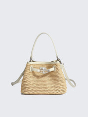 Straw Summer Bucket Bag