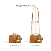 Top Grain Leather Inspired LP 19 Lunch Box Handbag