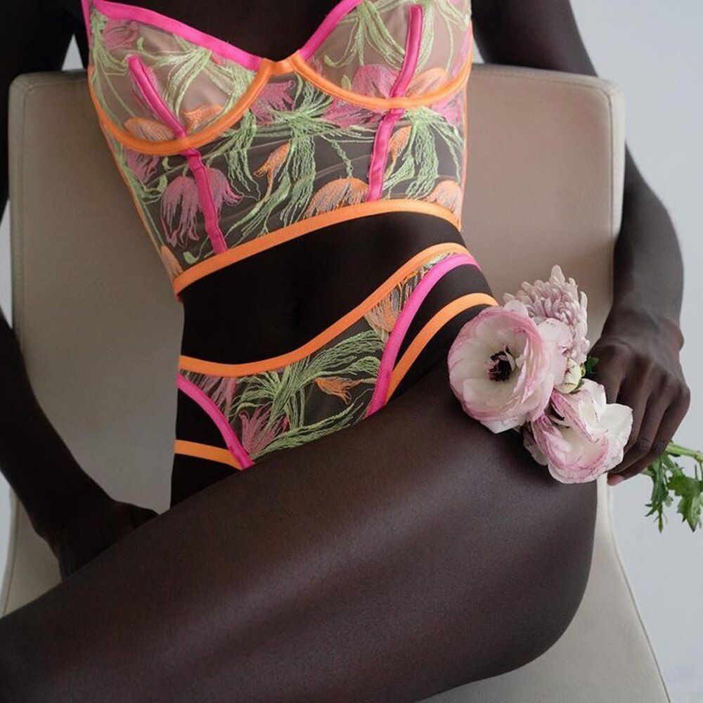 SKYE PINK 2 PIECE LINGERIE SET