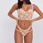 SKYE PINK 2 PIECE LINGERIE SET