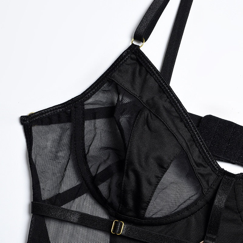 LENNOX 2 PIECE BODYSUIT LINGERIE SET