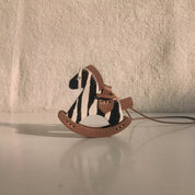 Leather Fur Horse Charm