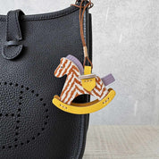 Leather Fur Horse Charm