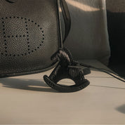 Leather Fur Horse Charm
