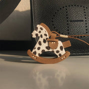 Leather Fur Horse Charm