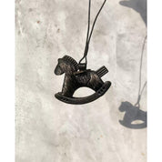 Leather Fur Horse Charm