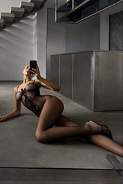 Crotchless Fishnet Bodystocking – Stretch Fit Design – Chaotic Fashion
