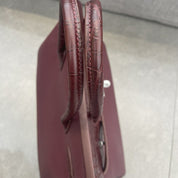 Top Grain Leather Inspired Croc Flap Bag