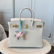Top Grain Leather Inspired Croc Flap Bag
