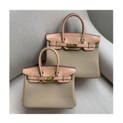 Top Grain Leather Inspired Croc Flap Bag