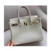 Top Grain Leather Inspired Croc Flap Bag