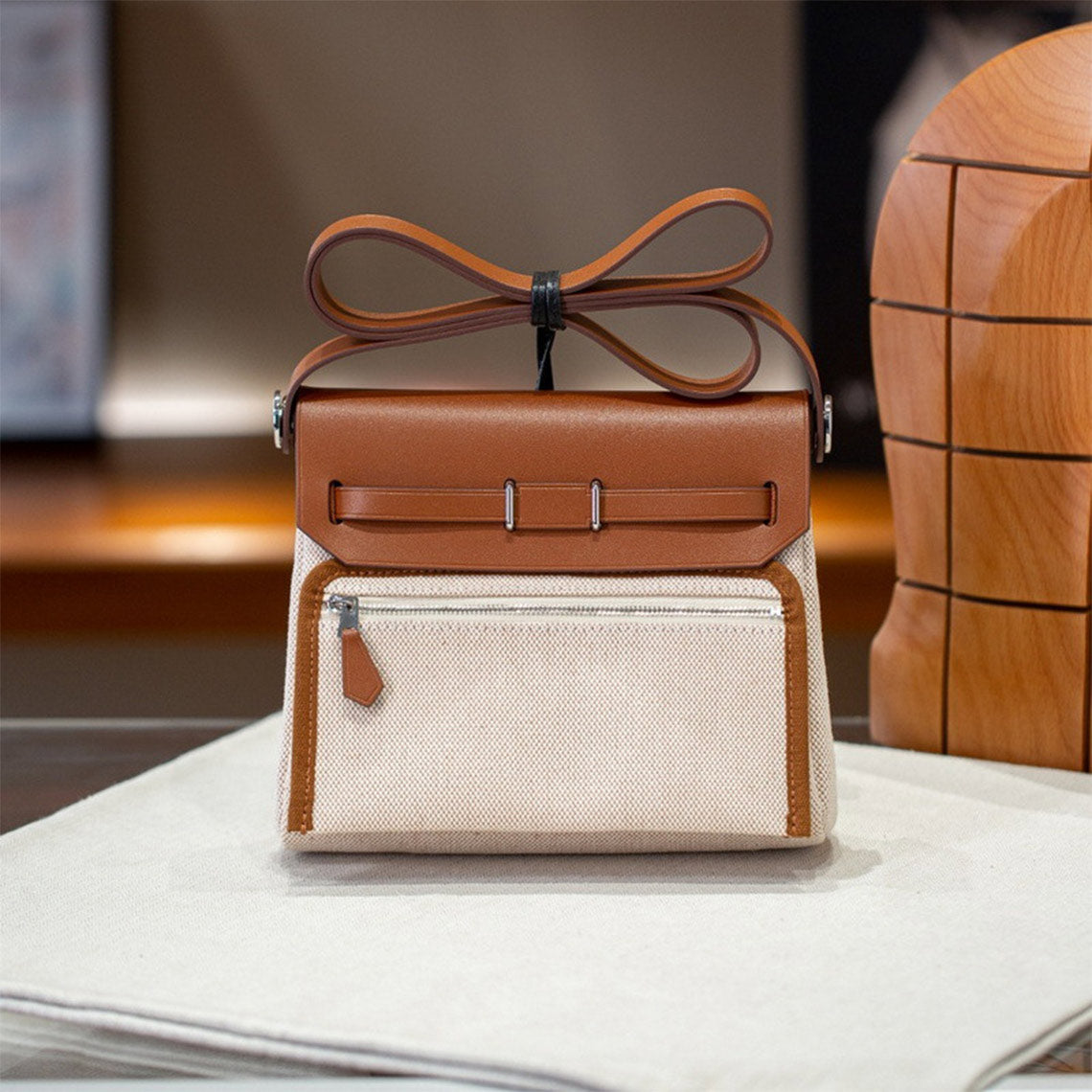 Leather Inspired Mini Herbag Shoulder Bag