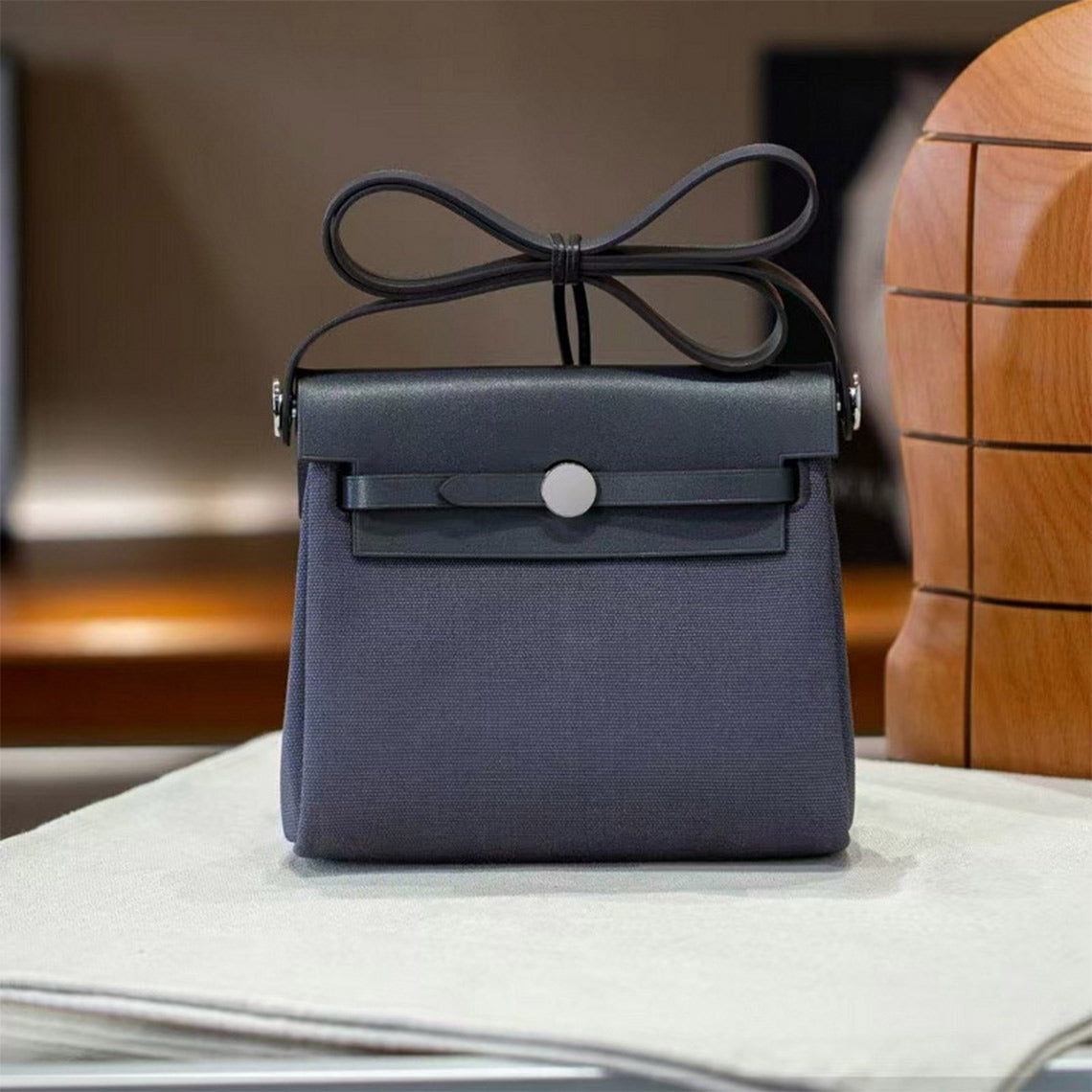 Leather Inspired Mini Herbag Shoulder Bag