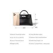 Top Grain Leather Inspired Mini Sellier Kelli Bag