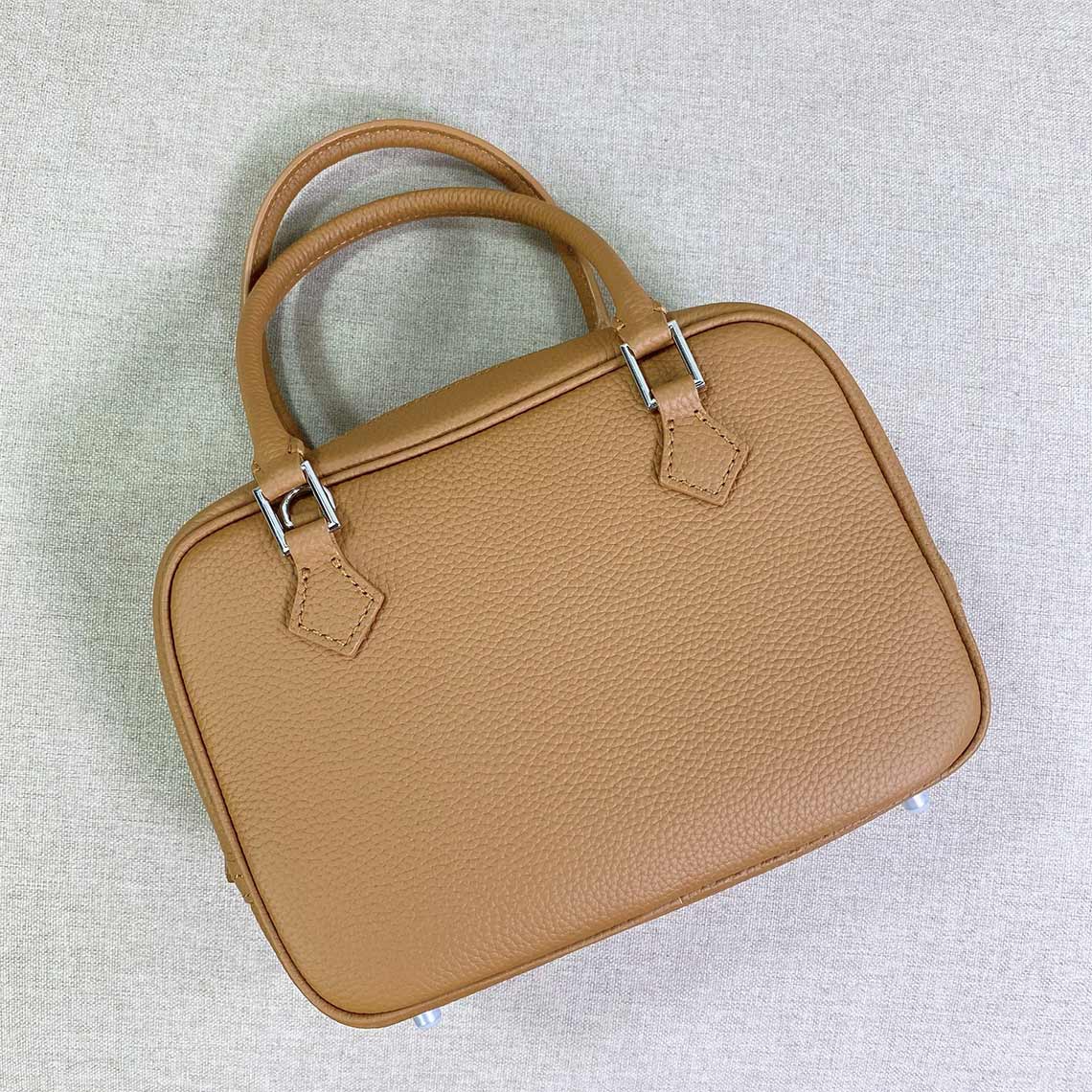 Top Grian Leather Inspired Mini Plume Bag