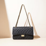 Textured Leather Inspired 2.55 Chain Bag